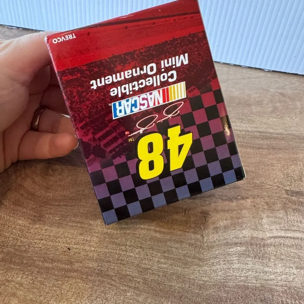 Nascar #48 Jimmie Johnson Mini Christmas Ornament Trevco 2004 Collectible